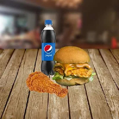 Fiery Zinger Burger+1 Fried Chicken+Pepsi