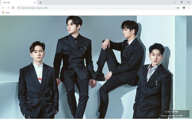 Kpop Nu'est New Tab & Wallpapers Collection