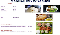 Madurai Idli and Dosa Shop menu 4