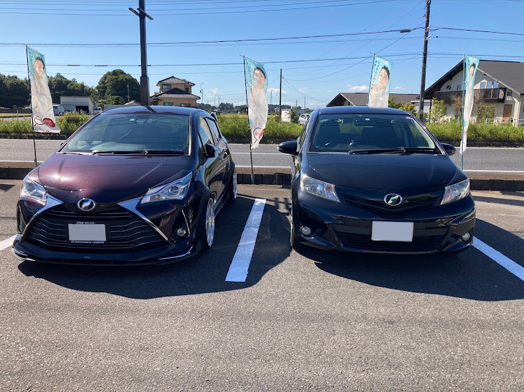 ヴィッツのヴィッツ・NSP130・タイヤ館勝田店・ホイール探し中に関するカスタム事例の投稿画像1枚目