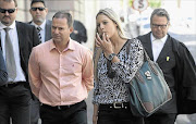 MODEL CITIZEN International swimwear model Candice van der Merwe at a previous appearance at the Cape Town High Court in a clash with SARS.
Picture DAVID HARRISON The Times