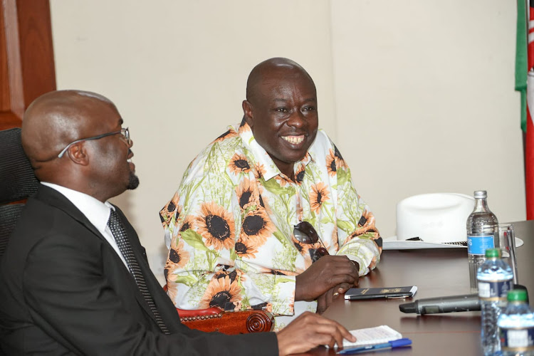 Deputy President Ragathi Gachagua during President William Ruto's state visit to Homabay county on Friday January 13, 2023.