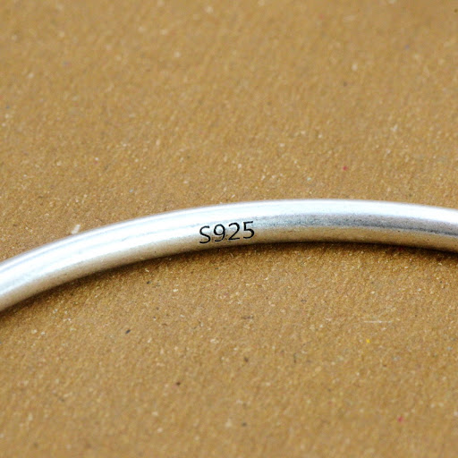 Title 3, Womens Vintage Handmade Sterling Silver Printe...