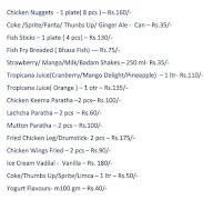 The Grocer menu 1