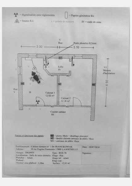 Location  locaux professionnels   à La Rochelle (17000), 680 €