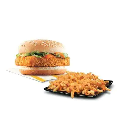 McSpicy Paneer + Mexican Cheesy Fries