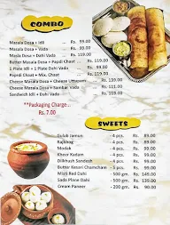 New Maa Kali South India Fast Food Centre menu 2