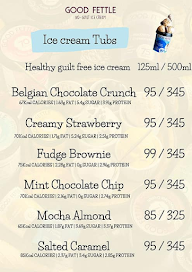 Good Fettle - Healthy Ice Cream menu 2