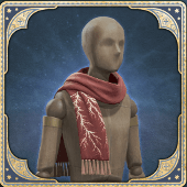 Icon_ Carmine Lightning Boy Scarf