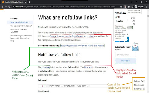 Nofollow Link Hunter