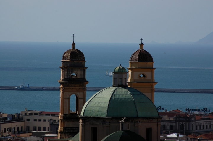 Cagliari, panorama sul golfo di supiga