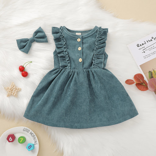 Title 2, Summer Tops 0-9Y Lovely Baby Dresses Skirts Kid...