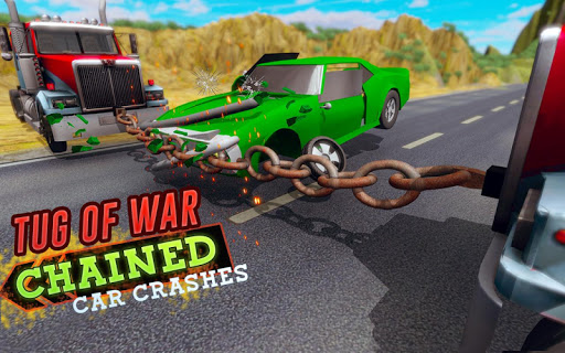 Chained Car Crash Beam Drive Accident Simulator