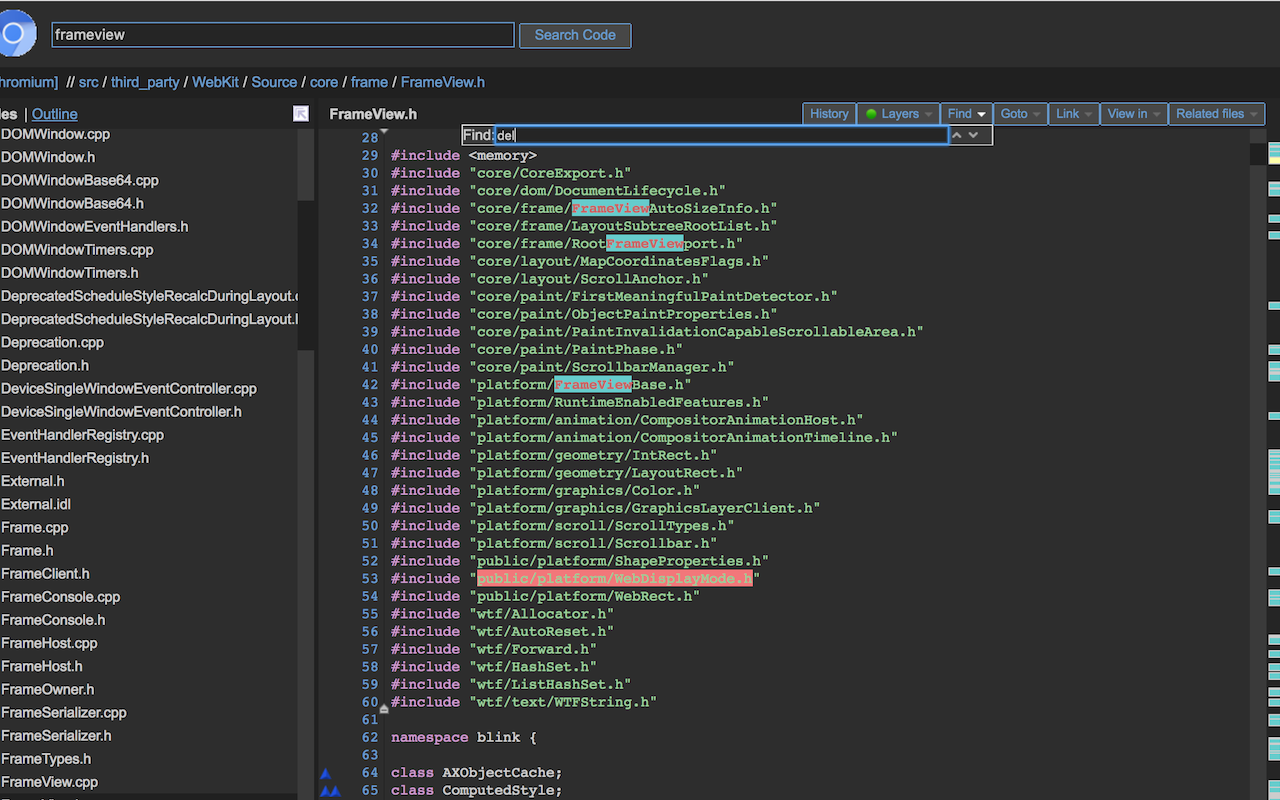 Chromium CodeSearch Theme Preview image 0