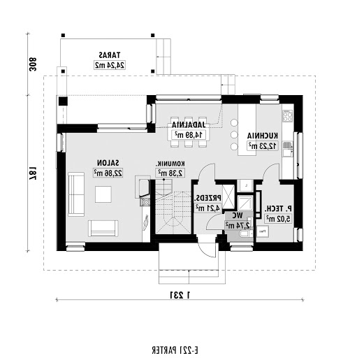 E-221 - Rzut parteru