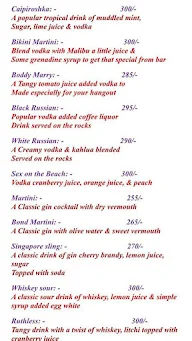 Saffron menu 2