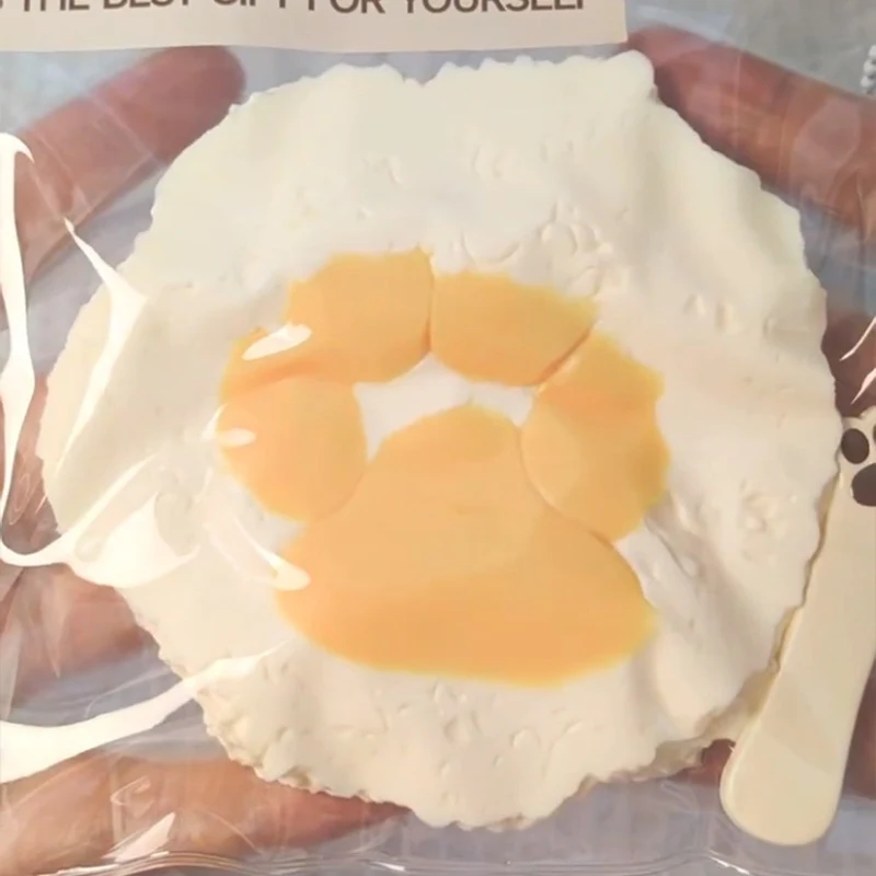 Title 4, Silicone Cats Paw Rice Ball Squeezing Toy Deco...