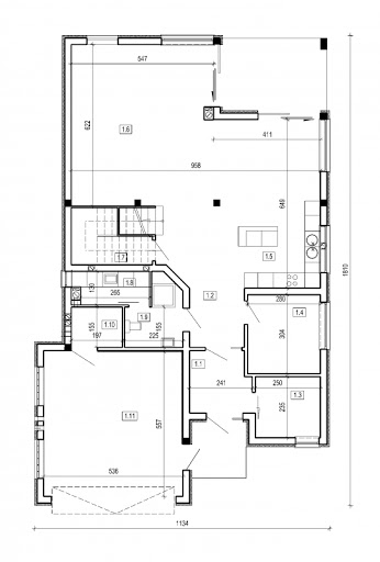 DN 104 - Rzut parteru