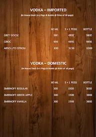 TDS Restro Lounge menu 3