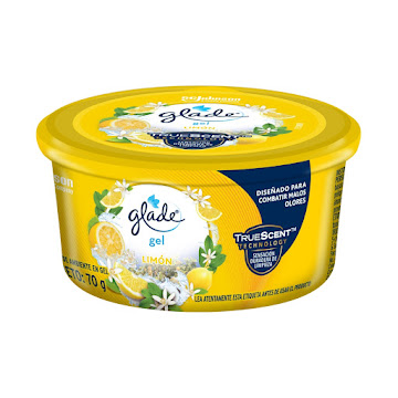 Ambientador Glade Gel Hogar Limón x 70 gr  