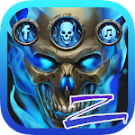 Cover Image of Tải xuống Blue Flames Launcher Theme 1.298.2.207 APK