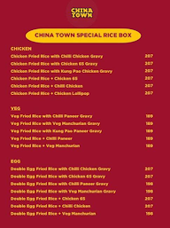 Chinatown - The Oriental Kitchen menu 6