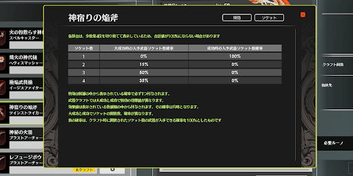 クラフト大成功は一定の確率で出現する