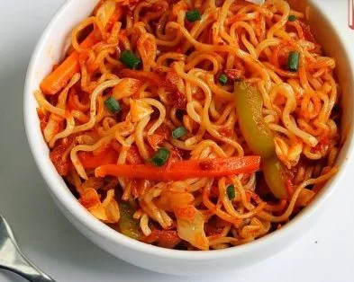 Jain Schezwan Noodles