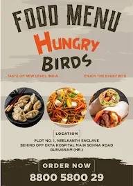 Hungry Bird Food menu 1