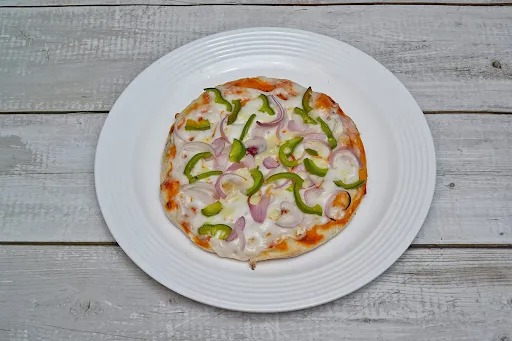 Onion With Capsicum Pizza