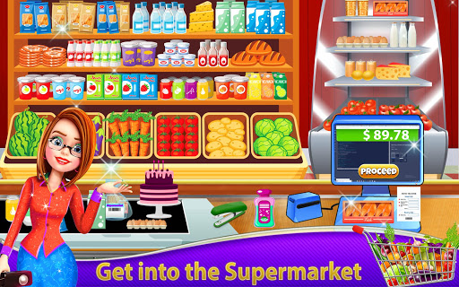 ud83cudfec Supermarket Grocery Shopping: Mall Girl Games screenshots 21