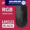 Chuột Gaming Dareu Lm121 Black | Rgb | Silent Click | Dpi 6400