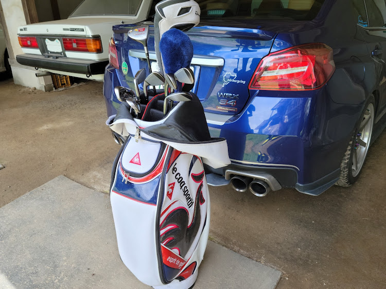 WRX S4のいつもイイネ&コメントありがとうございます🙇‍♂️・久しぶりのゴルフ⛳️プレイ・☂️から⛅へ・麺処　青野・四つ葉🍀に関するカスタム事例の投稿画像2枚目