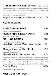 Tea Valley menu 1