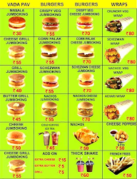 Jumboking - Indian Burger menu 2