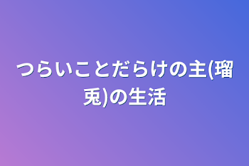 つらいことだらけの主(瑠兎)の生活