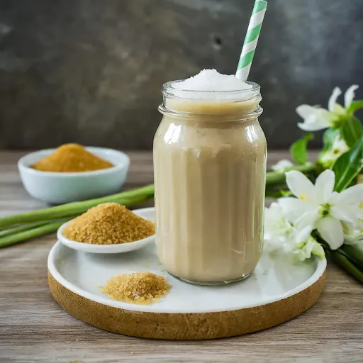 Cane Sugar Whey Protein Shake [450 Ml, Mason Jar]