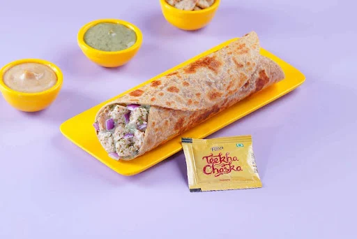 Malai Chicken Kebab Wholewheat Wrap