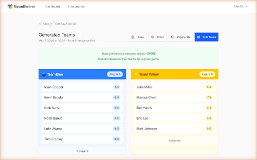 SquadBalance — Team Balancer screenshot 5