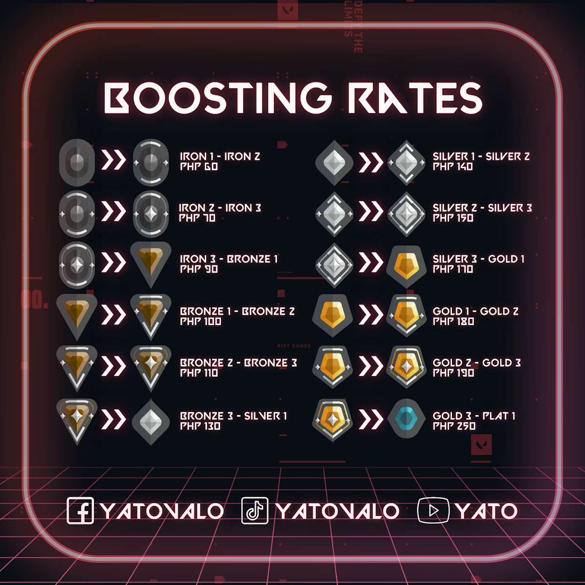 Valorant Rank Boosting Service PH