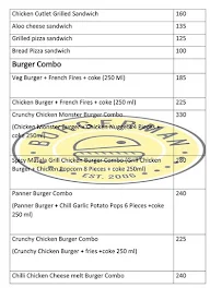 Burger G Point menu 4