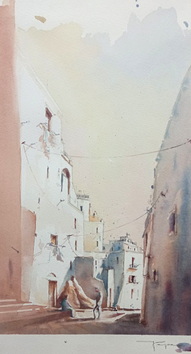 aquarelle Jeanne PAPA_LOCOROTONDO  Pouilles