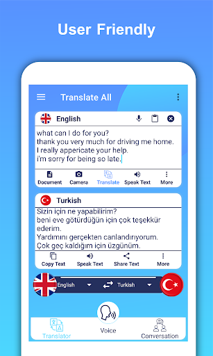 Translate All Text Voice Conversation Translator