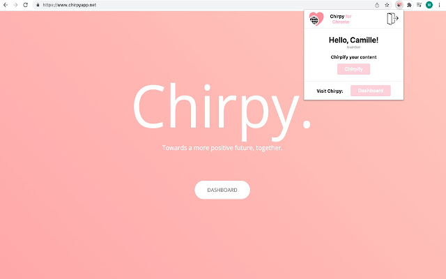 Chirpy chrome extension