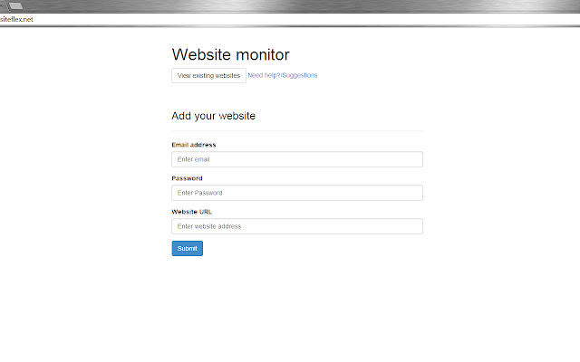 Website monitoring chrome extension