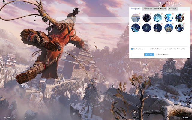 Sekiro: Shadows Die Twice New Tab