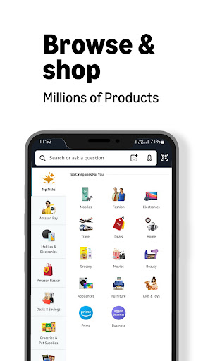 Amazon India Shop, Pay, miniTV screenshot #0
