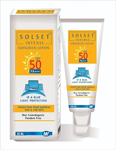 Solset Intense Sunscreen Lotion SPF 50 PA+++ 80ml