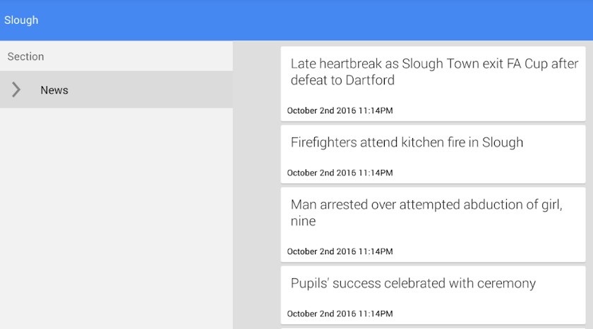 Slough News Screen 2