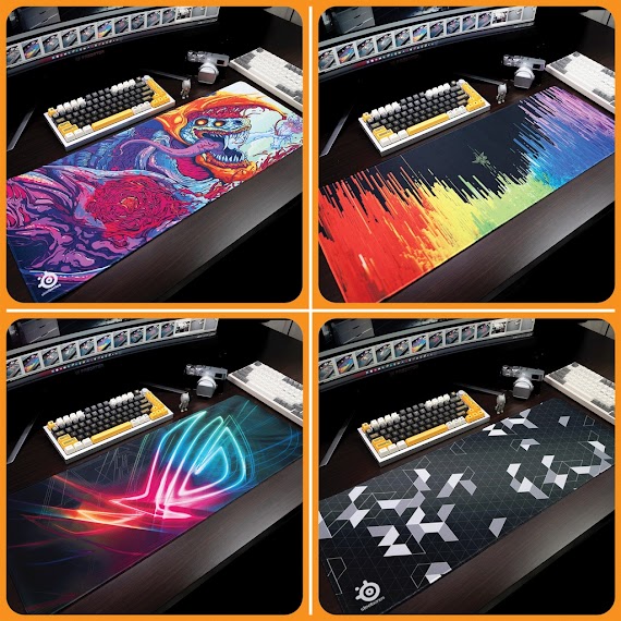 Mouse Pad, Miếng Lót Chuột Cỡ Lớn, Bàn Di Chuột Gaming 900X400/800X300 Độ Dày 3 Mm